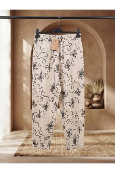 Aksoy Authentic Kabartma Baskılı Pantolon
