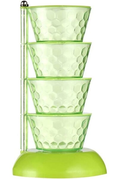 GENERAL Spice rack Seasoning Box Vertical Rotatable Transparent Spice Box For...