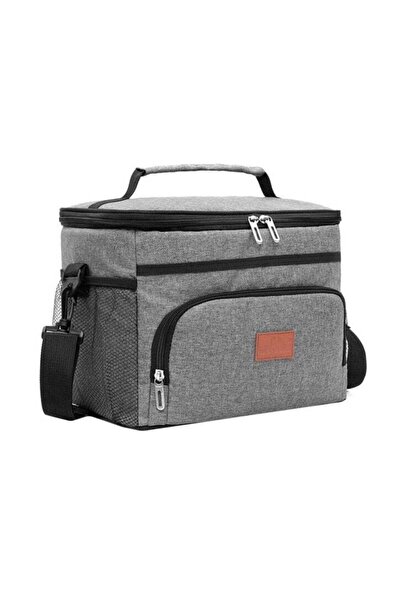 weyoung 9L Insulated Lunch Bag for Men, 12-Can Cool Bag Lunch Box, Grey
