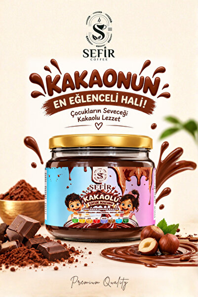 SEFIR COFFEE Kakaolu Çocuk Macunu | Kakao Lezzetli Sürülebilir Kahvaltılık Ço...