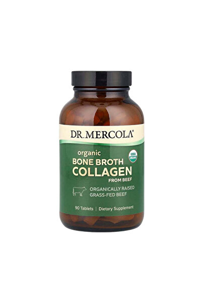 Dr Mercola دكتور ميركولا كولاجين عضوي من مرقة العظام من لحم البقر - 90 قرص