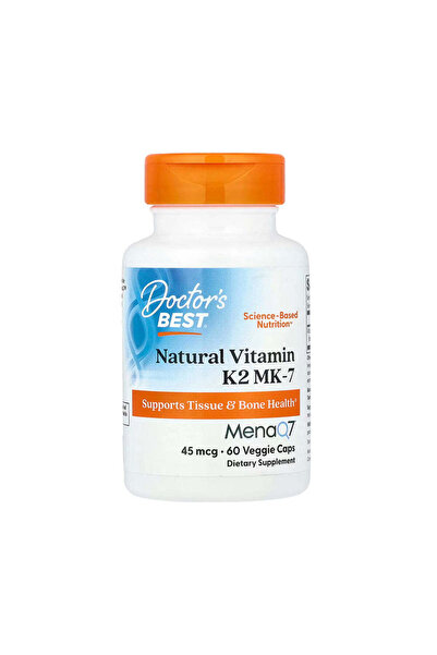Doctor's Best Natural Vitamin K2 MK-7 45mcg - 60 Veg Caps