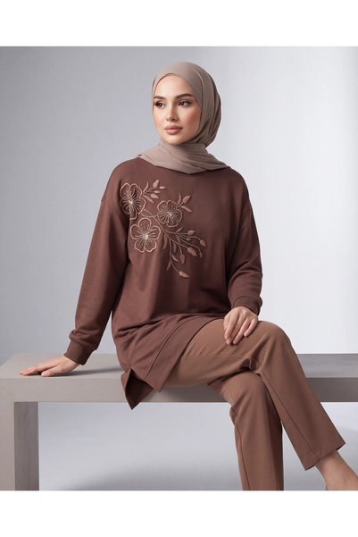 BURRASCA Embroidered Soft Textured Flexible Premium Tunic