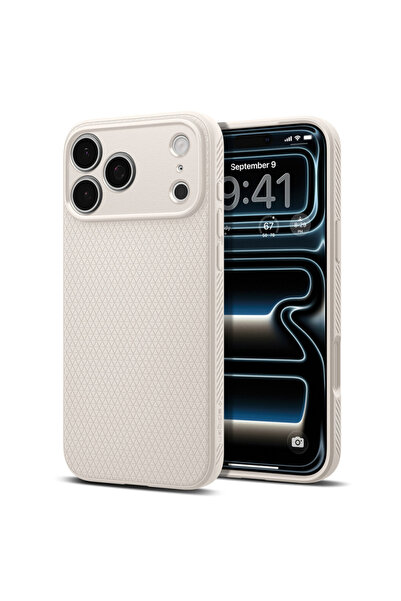 Spigen Husa pentru Apple iPhone 18 Pro / 17 Pro, Spigen, Liquid Air, Bej ACS1...