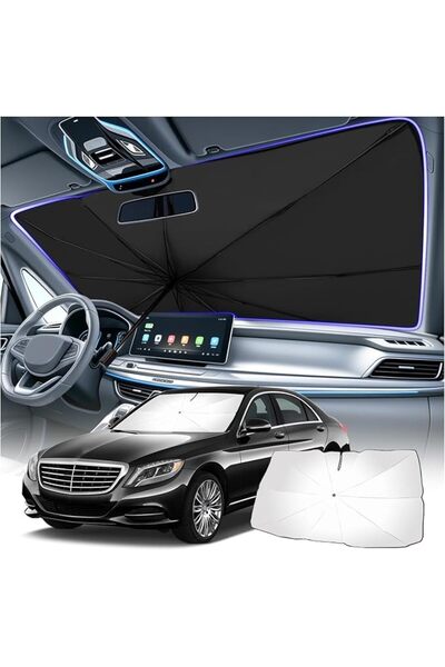 GENERAL Car Windshield Sun Shade,Foldable Windshield Umbrella Sun Shade for C...
