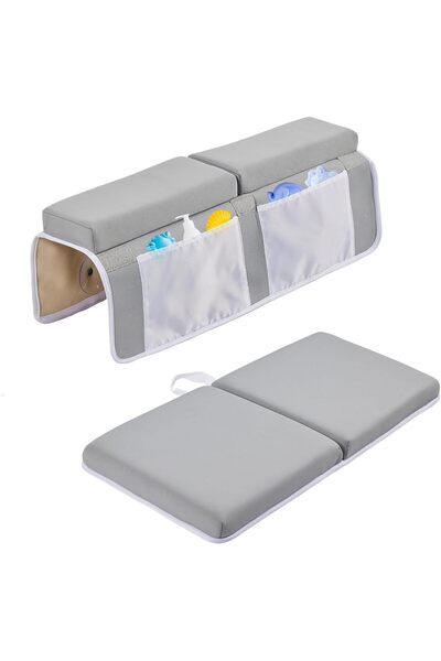 Arabest Bathroom Kneeling Pad and Elbow Rest Set,Thick Memory Foam Support wi...