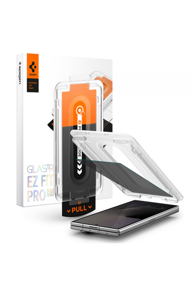 Spigen Φιλμ προστασίας εξωτερικής οθόνης ιδιωτικότητας GlastR EZ FIT Pro HD γ...
