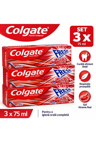 Colgate 3x 75 ml Xtreme RED τζελ