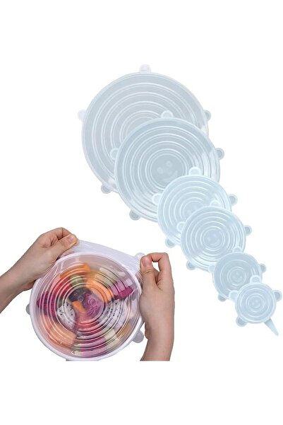 GENERAL Universal Multi-Size Stretchable Reusable Silicone Flexible, BPA-Free...
