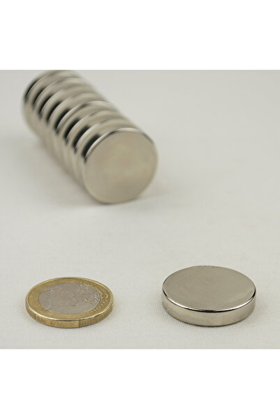 Magnitech Δισκοειδής Μαγνήτης Φ25x5mm Smco +350 ° Δύναμη έλξης 5.4 κιλά