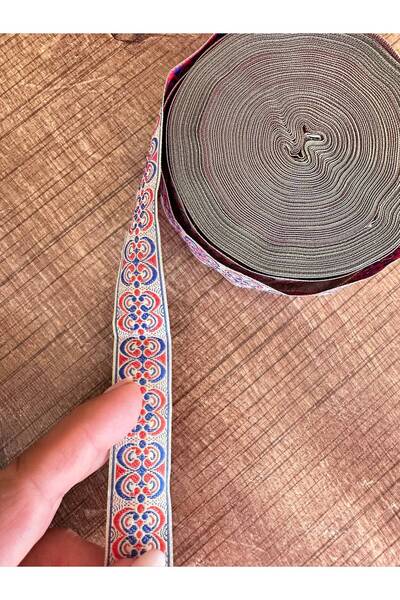 Gönülden Tasarım 100X2 cm Authentic Patterned Ribbon Sewing Accessory