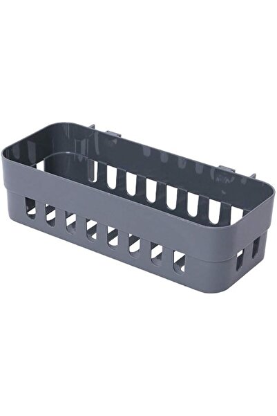 N&R No Drilling Adhesive Bathroom Shower Shelf Wall Mount Plastic Storage Org...