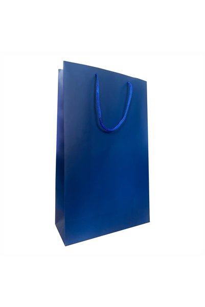 papercraft Pungi cadou bleumarin 23 x 38 x 10 cm - SET de 10 bucăți