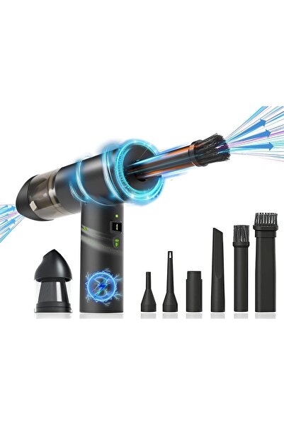 Arabest Electric Air Duster and Handheld Vacuum 2-in-1,120000 RPM,12000 PA Su...