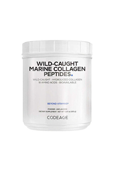 Codeage Wild-Caught Marine Collagen Peptides Powder Unflavored - 15.87 oz (450g)