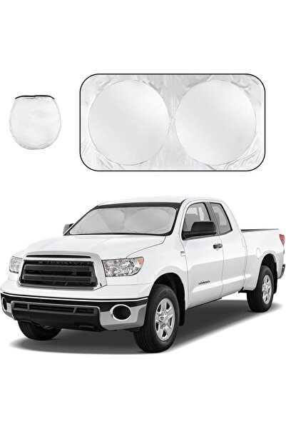 GENERAL Car Windshield Sun Shade with Storage Pouch, Reflective Auto Front Wi...