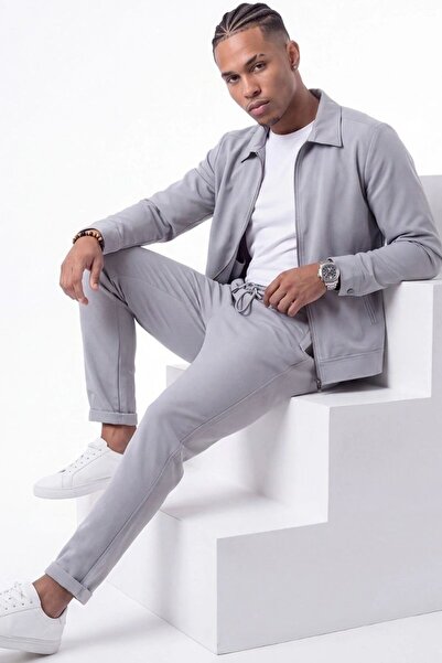 EXSPORT Men's Zippered Pants and Jacket Set