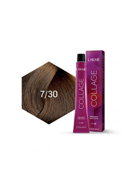Lakme صبغة شعر كولاج بلون أشقر ذهبي متوسط رقم ١٠ 7/30