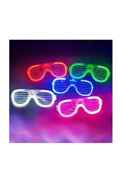 Arabest 5 Pack LED Glow in the Dark Light Up Shutter Shades,Neon Party and Ra...