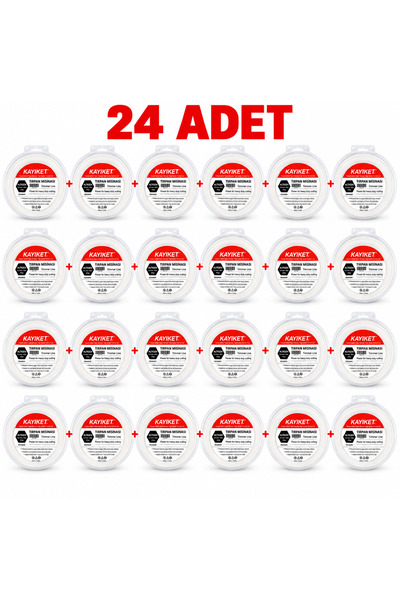 KAYIKET 24 ADET TIRPAN MİSİNASI 3,3mm 43M