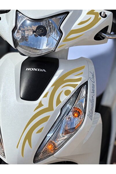 Banxtre Honda Dio için Dövme Tribal Desen Sticker (2 Parça)