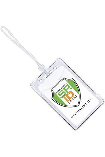 Specialist ID 25 قطعة - بطاقات تعريف أمتعة بلاستيكية شفافة سهلة الاستخدام مع ...