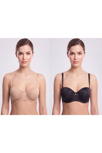 chiara grazia 2-Piece Strapless Padded Underwired Bra