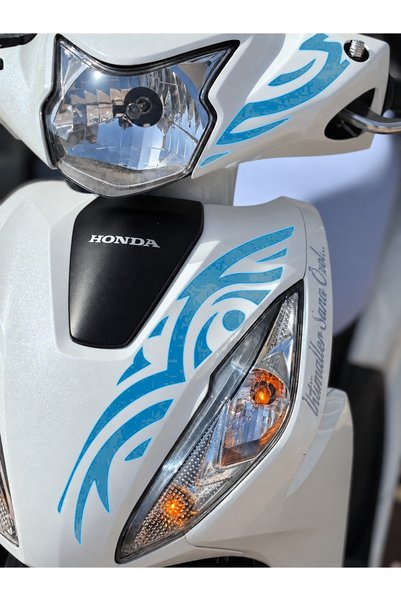 Banxtre Honda Dio için Dövme Tribal Desen Sticker (2 Parça)