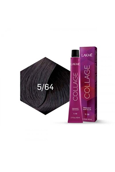 Lakme صبغة شعر كولاج لايت بلون الكستناء النحاسي البني رقم 1 5/64