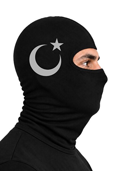 headwear Unisex Motosiklet Balaklava Kar Maskesi Reflektör Detaylı Nefes Alabilir Yaz-Kış – Ay Yıldız