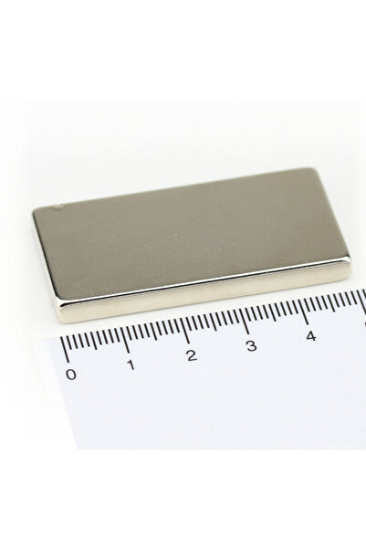 Magnitech Ορθογώνιος Μαγνήτης Νεοδυμίου 50x25x5mm Δύναμη Έλξης 25kg
