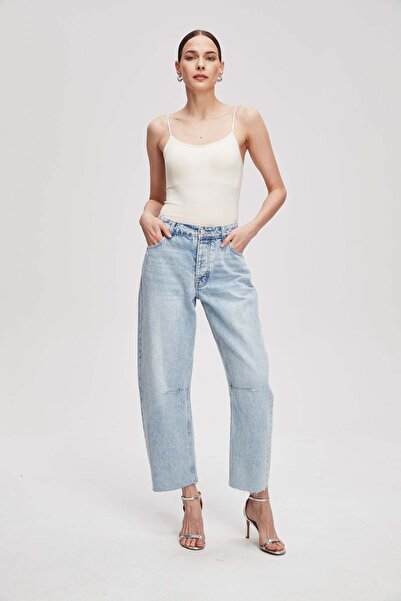 Livia Women's Wide-Leg Denim Trousers