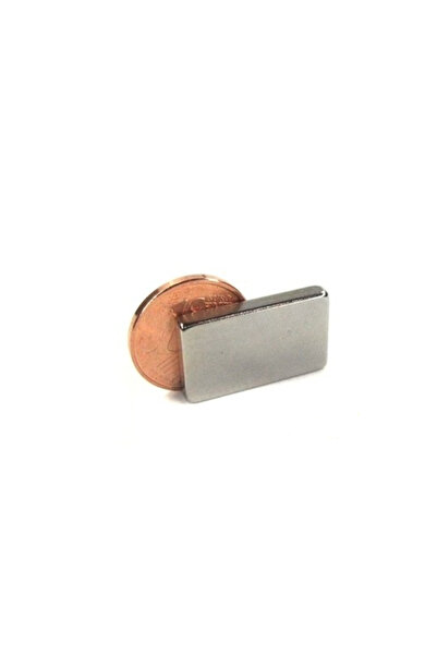 Magnitech Ορθογώνιος Μαγνήτης Νεοδυμίου 20x12x3mm Δύναμη Έλξης 3.4kg