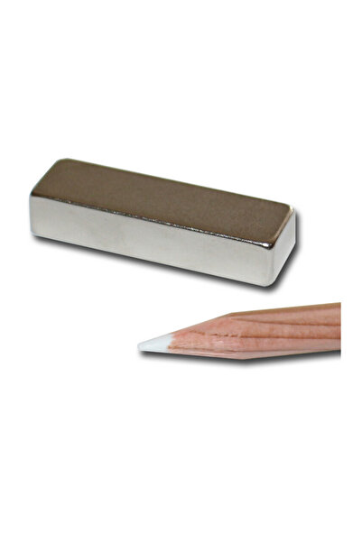 Magnitech Ορθογώνιος Μαγνήτης Νεοδυμίου 40x12x8mm Δύναμη Έλξης 11kg