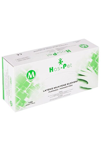 Şengür Ambalaj Haspet Size L Powdered Latex Examination Gloves - Pack of 100