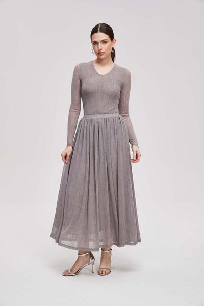 Livia Women's Midi Flared Skirt