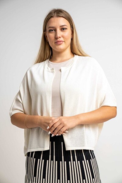 Nichii Plain Cardigan with 3/4 Sleeves