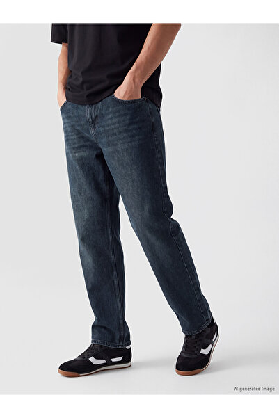 LC Waikiki Lcw Jeans İndigo 745 Baggy Fit Men's Jean Trousers