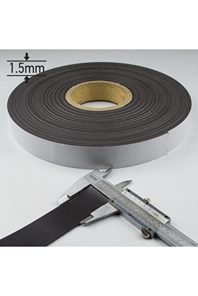 Magnitech Μαγνητική Αυτοκόλλητη Ταινία 30x1.5mm Φερρίτης