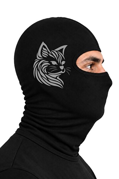headwear Unisex Motosiklet Balaklava Kar Maskesi Reflektör Detaylı Nefes Alabilir Yaz-Kış – Midnight Cat