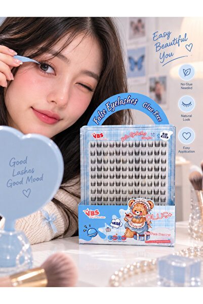 Generic Brand رموش صناعية على شكل خصل منفصلة بتصميم أنيق وعملي