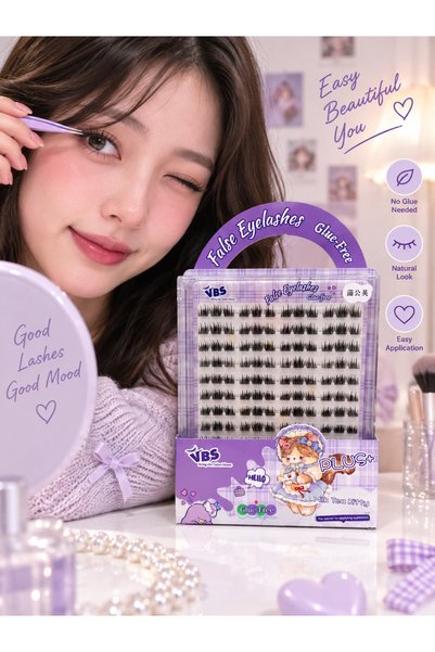 Generic Brand رموش صناعية على شكل خصل منفصلة