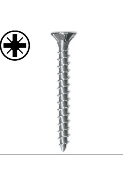 Magnitech Βίδα ξύλου βυθιζόμενη γαλβανιζέ 5x25mm