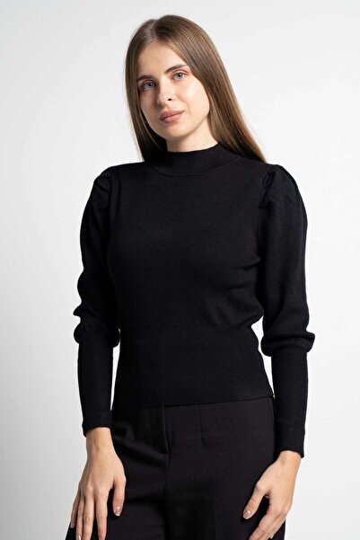 mica سترة صوفية ذات أكمام طويلة