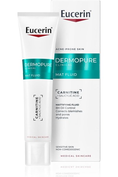 Eucerin DermoPure Clinical Mat Fluid with Carnitine and Salicylic Acid 40ml