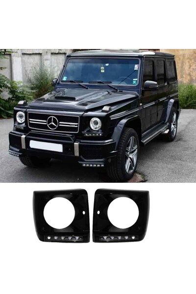 Mercedes Benz Μάσκες Φαναριών με DRL για Mercedes-Benz G-Class W461/W463 90-1...