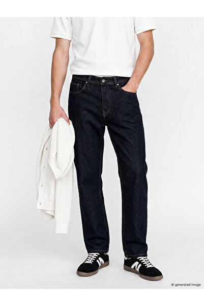 LC Waikiki Lcw Eco Blue 790 Relax Fit Men's Jean Trousers