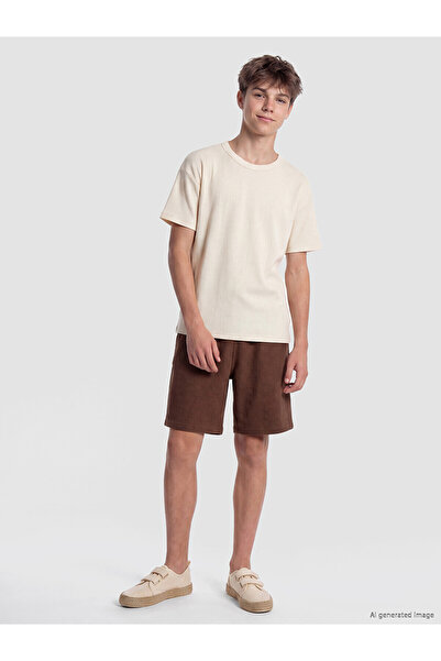 LC Waikiki Two Mt Shop Quality Lcw Kids Brown Boys' Shorts