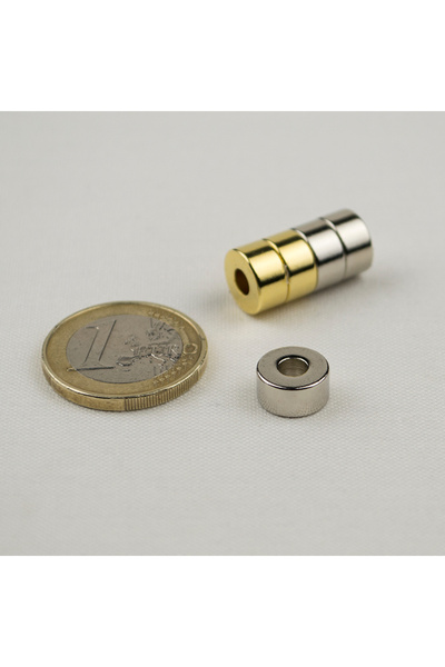 Magnitech Μαγνήτης δακτυλίου νεοδυμίου Φ10x5x4mm Δύναμη έλξης 2.2kg