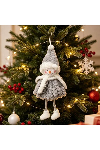 idei Christmas accessory, snowman pendant with hanging legs 22cm, Christmas t...